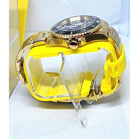 Invicta Pro Diver Men 40mm Stainless Steel Gold Black dial Quartz Watch - Picture 13 of 16